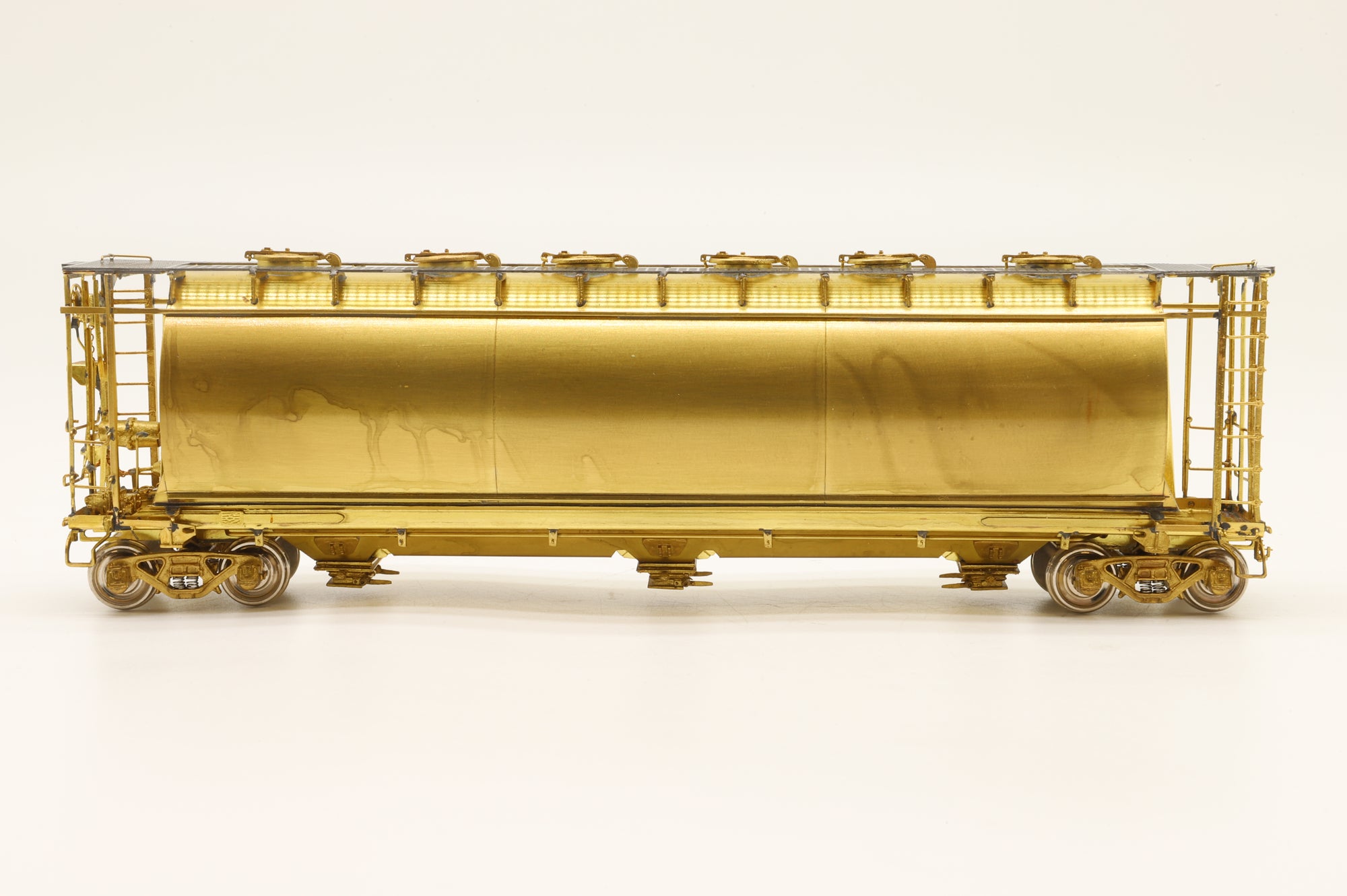 Overland Models HO Brass OMI-3039 NYC ACF Cylindrical Covered Hopper Unpainted