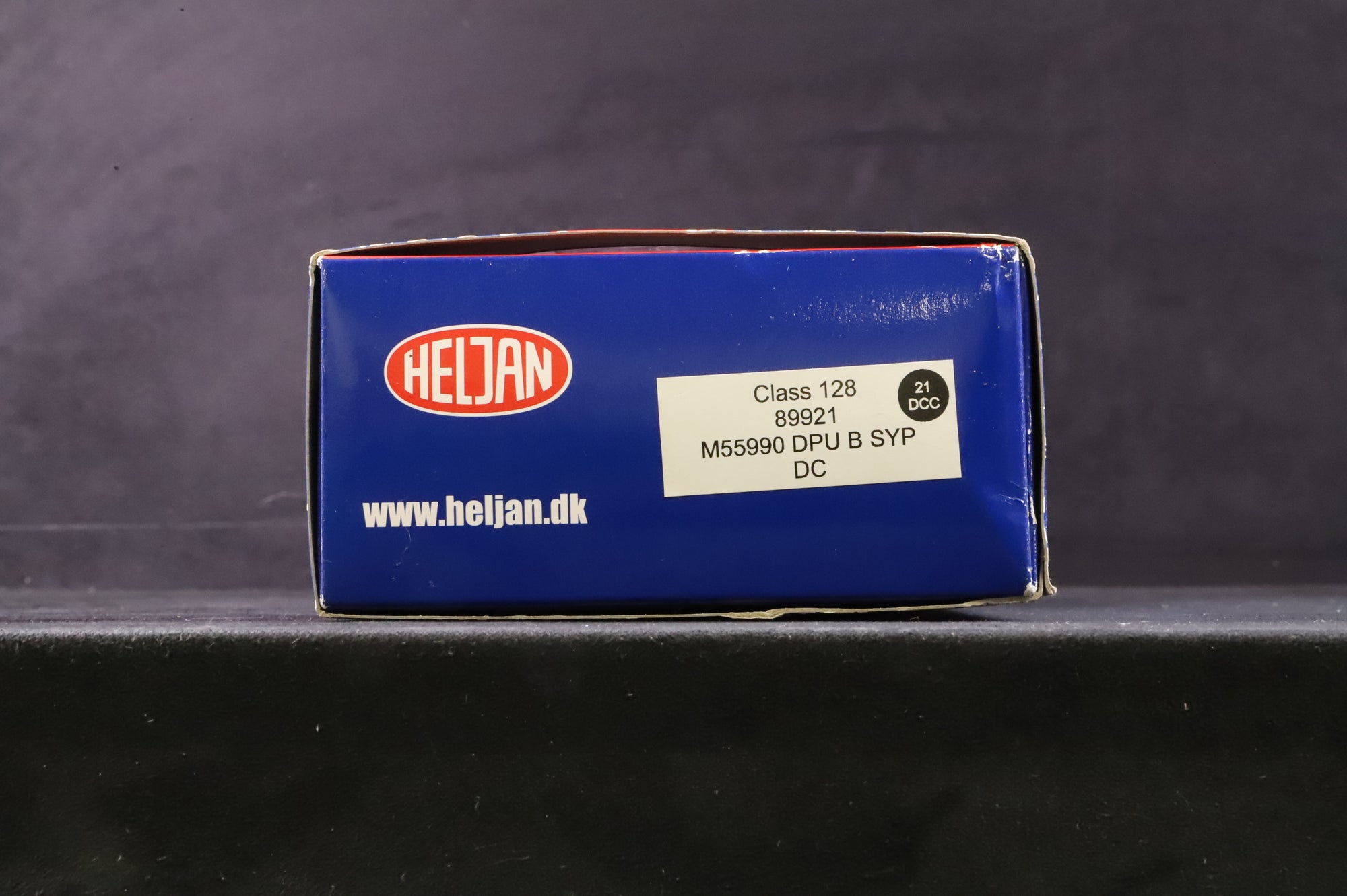 Heljan OO 8992 Class 128 Parcels DMU 'M55990' BR Blue Small Yellow Panels