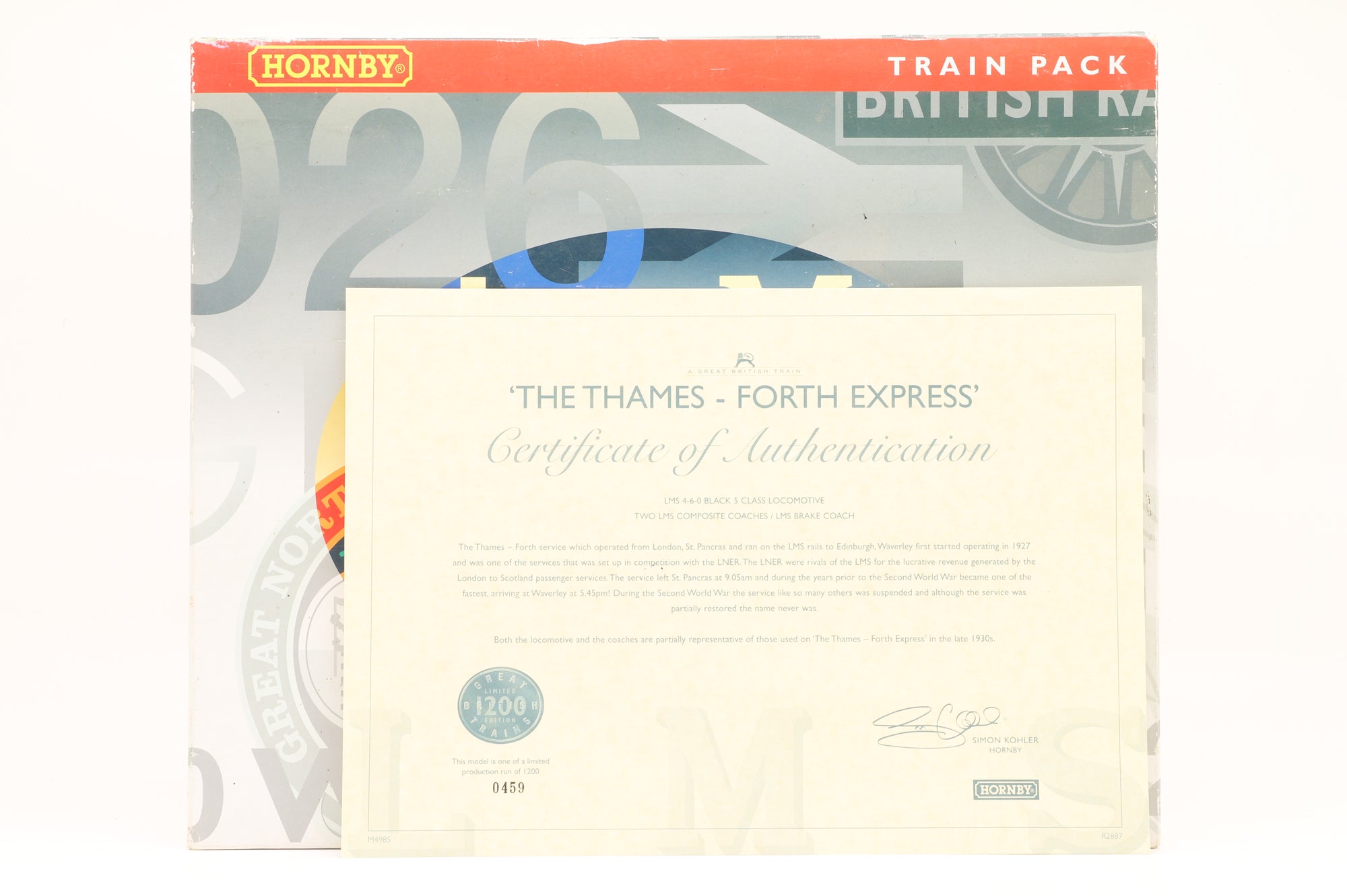 Hornby OO R2887M The Thames Forth Express train Pack Ltd Ed 459/ 1200