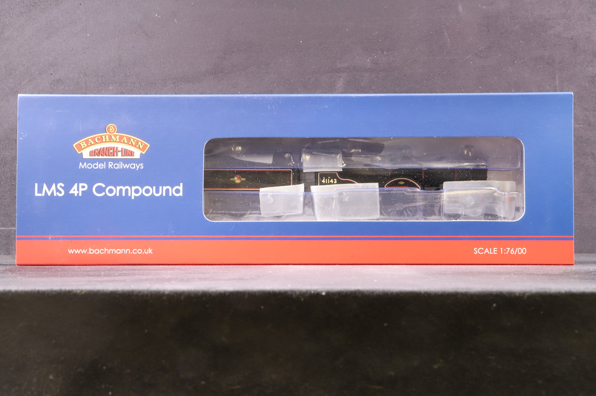Bachmann oO 31-933A LMS Compound &#39;41143&#39; BR Lined Black L/C