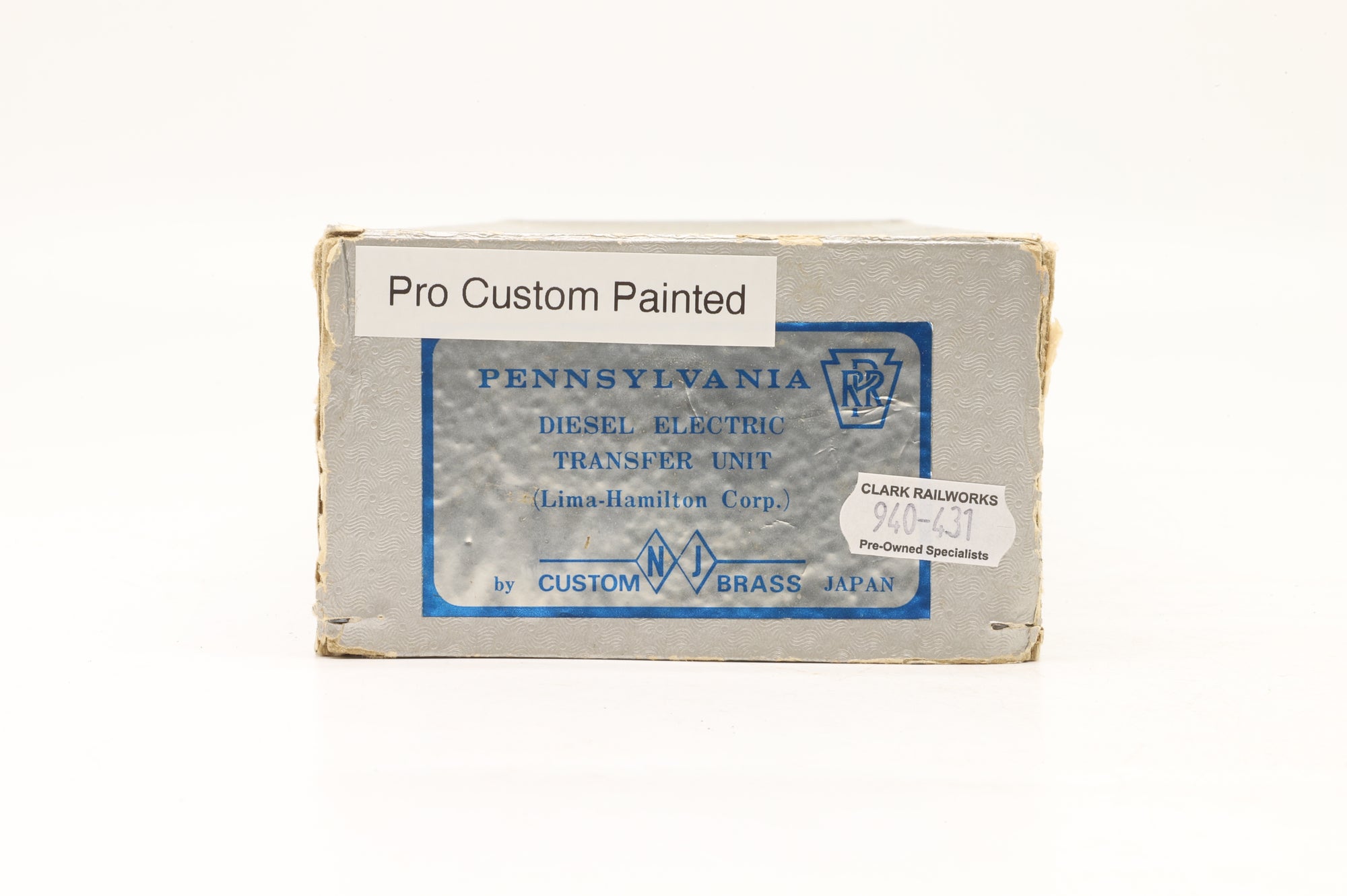 NJ Custom Brass HO Brass Pennsylvania Diesel Electric Transfer Unit '5671' Custom Painted