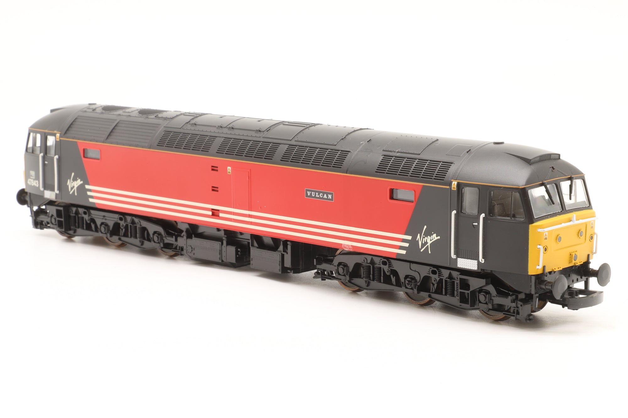 Heljan OO 4600 Class 47 Diesel '47843' 'Vulcan' Virgin Red & Grey DCC Sound