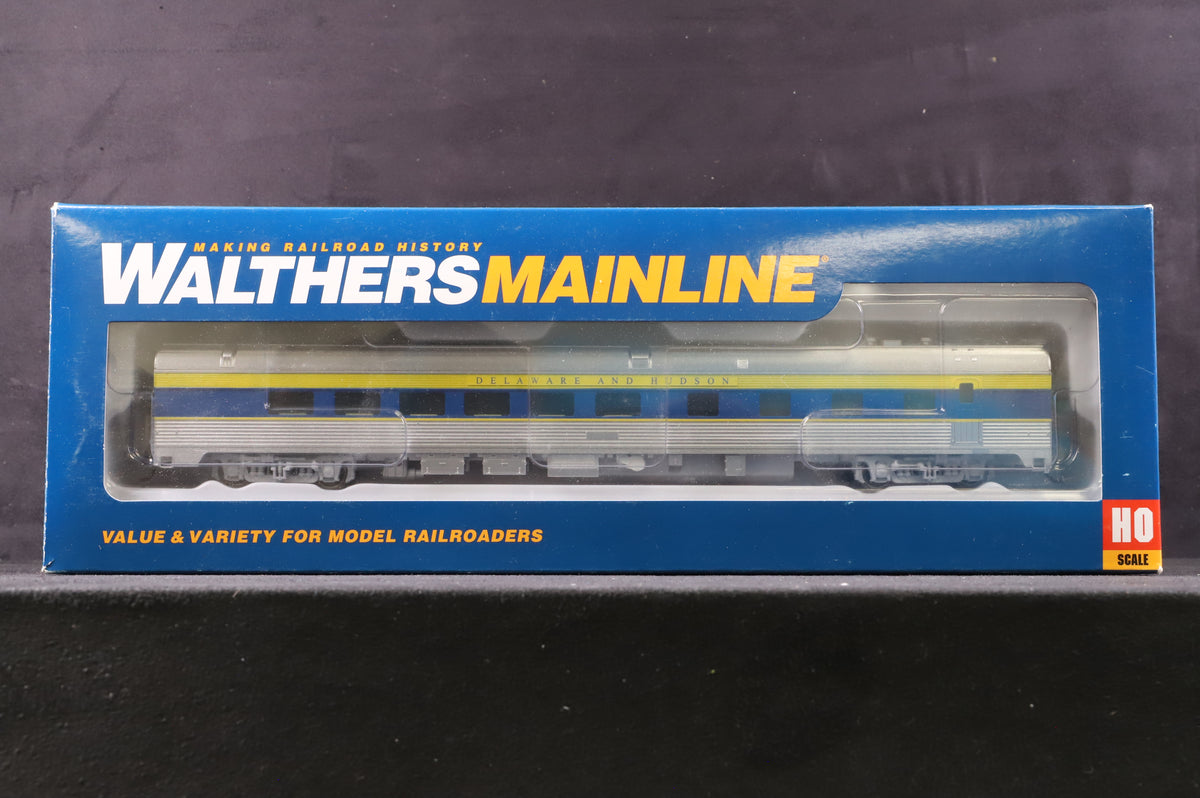 Walthers HO Rake Of 6 Delaware &amp; Hudson 85&#39; Budd Coaches