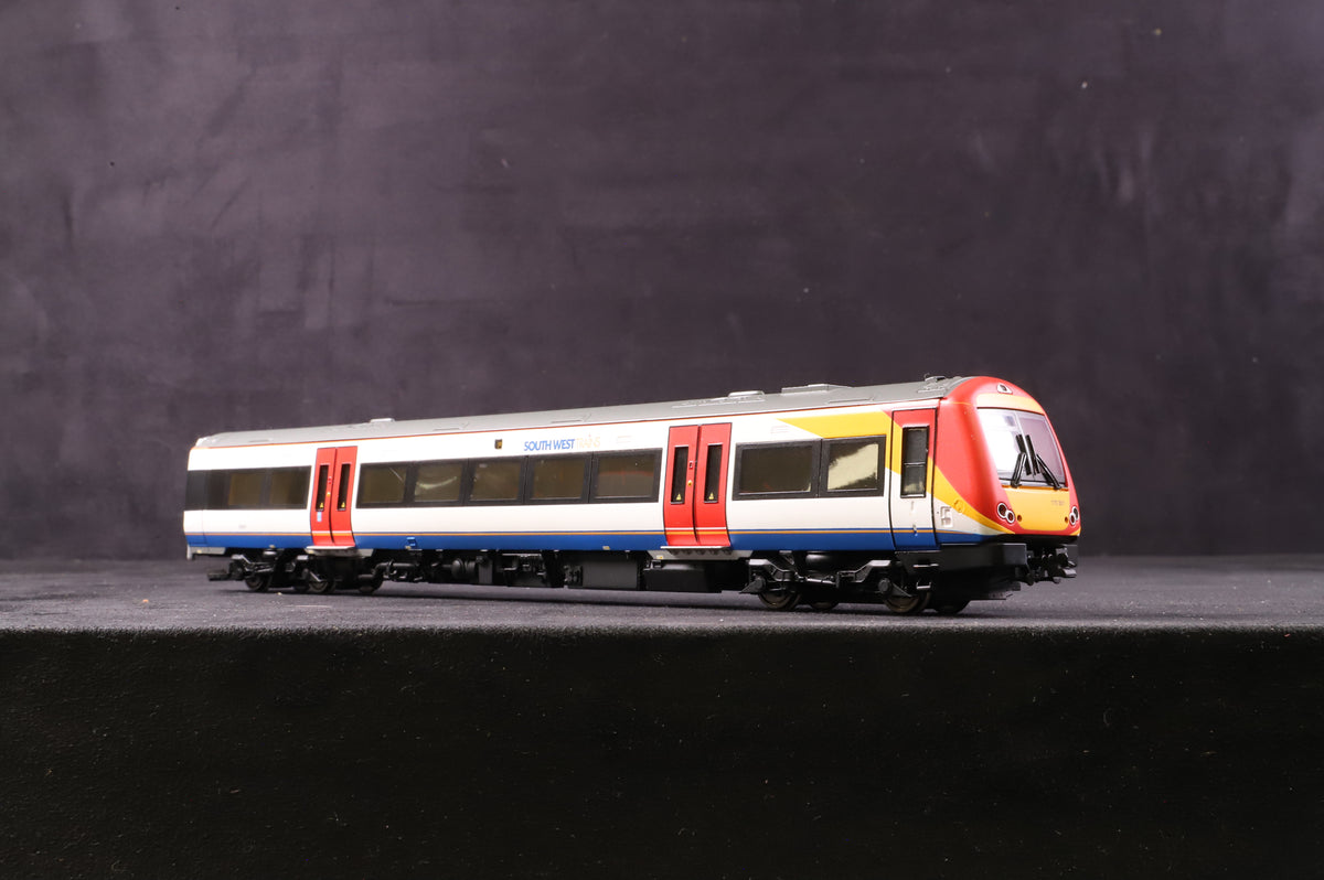 Bachmann OO 32-452 Class 170/4 Turbostar 2 Car DMU in Southwest Trains Livery