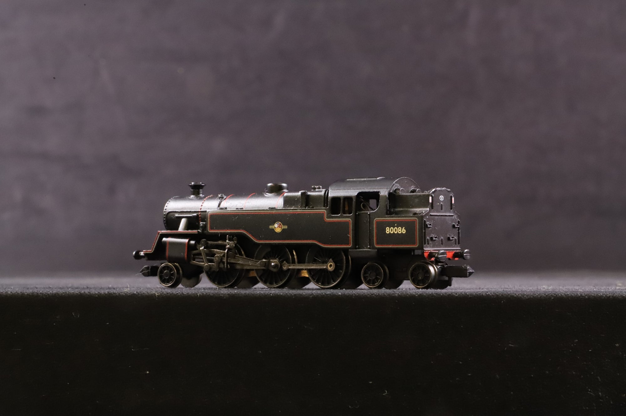 Graham Farish N Gauge 372-531 Class 4MT Tank 80086 in Lined BR Black w/ Late Crests