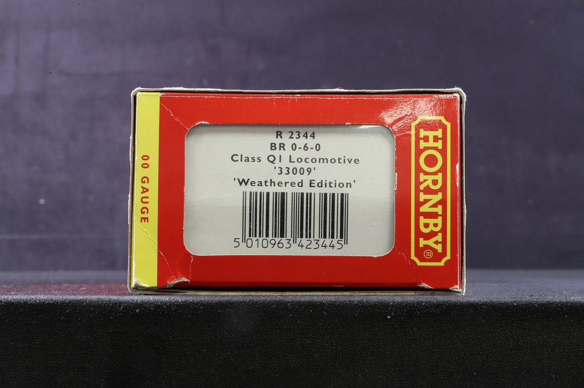 Hornby OO R2344 BR 0-6-0 Q1 Class &#39;33009&#39; Weathered