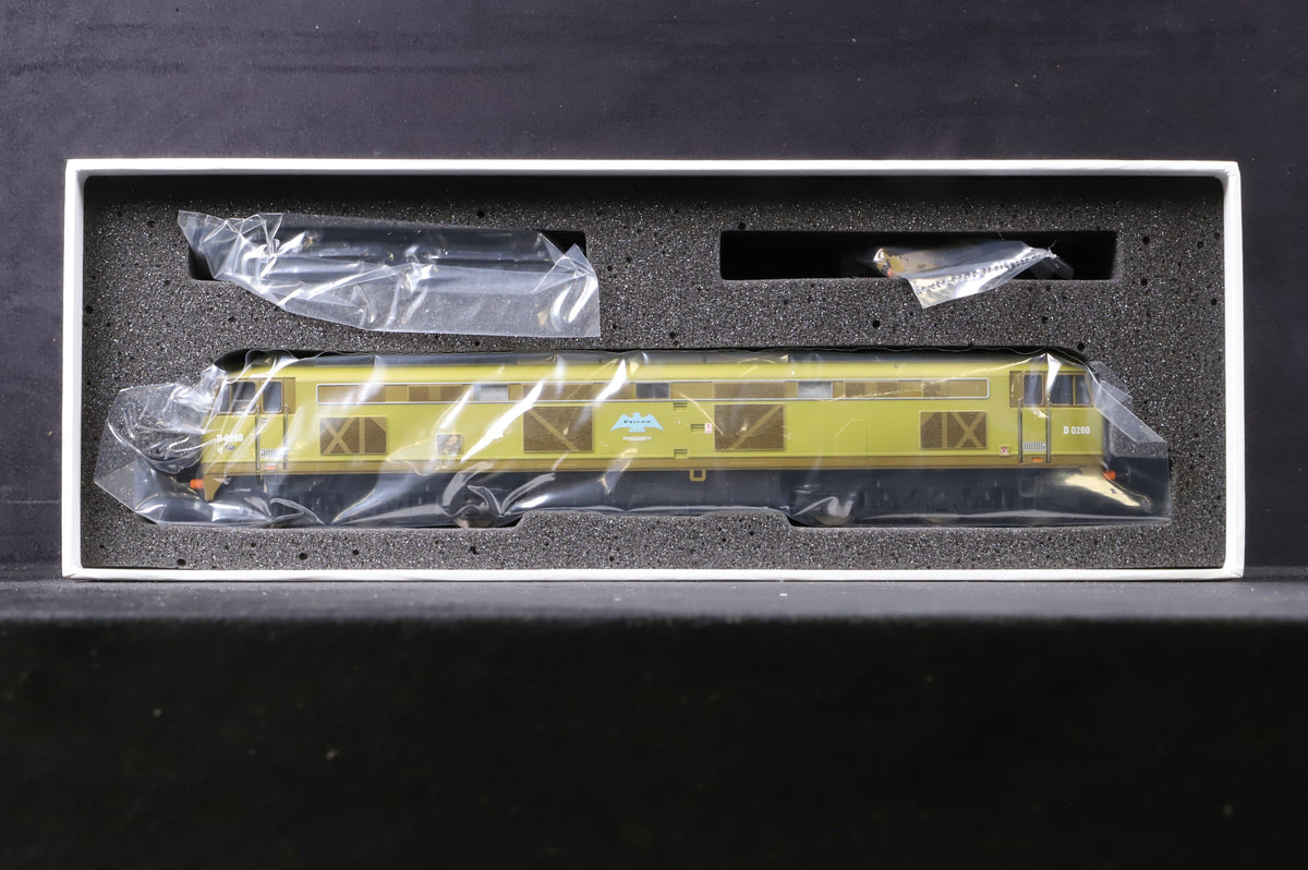 Heljan OO 5300 Class 53 Diesel &#39;D0280&#39; &#39;Falcon&#39; Original Lime Green Ltd Ed 288/ 800