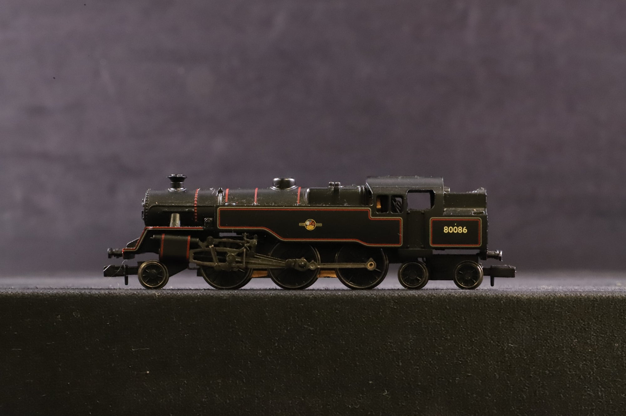 Graham Farish N Gauge 372-531 Class 4MT Tank 80086 in Lined BR Black w/ Late Crests
