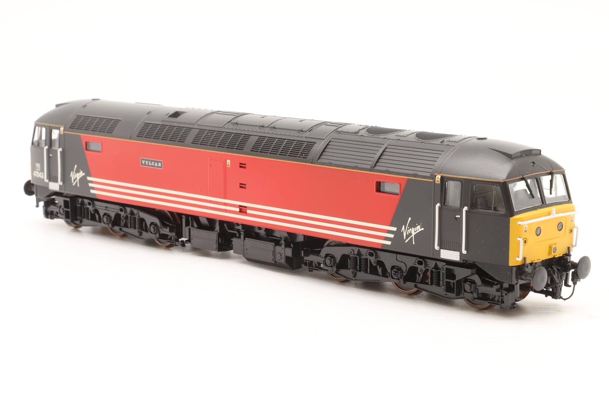 Heljan OO 4600 Class 47 Diesel '47843' 'Vulcan' Virgin Red & Grey DCC Sound