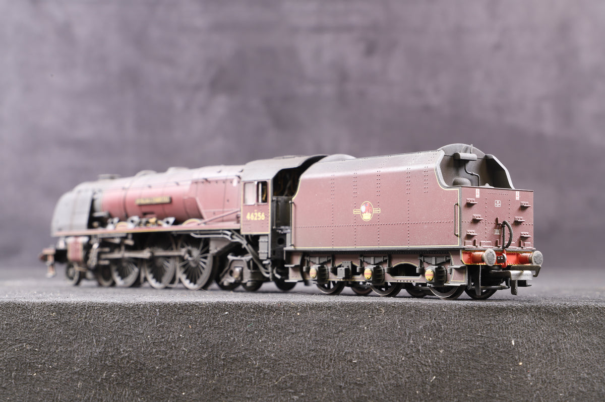 Hornby OO R3555 Princess Coronation Class 46256&#39; &#39;Sir William. A Stanier F.R.S&#39; BR Maroon L/C, Weathered