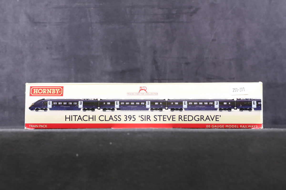 Hornby OO R2972 Hitachi Class 395 &#39;Sir Steve Redgrave&#39; Train Pack