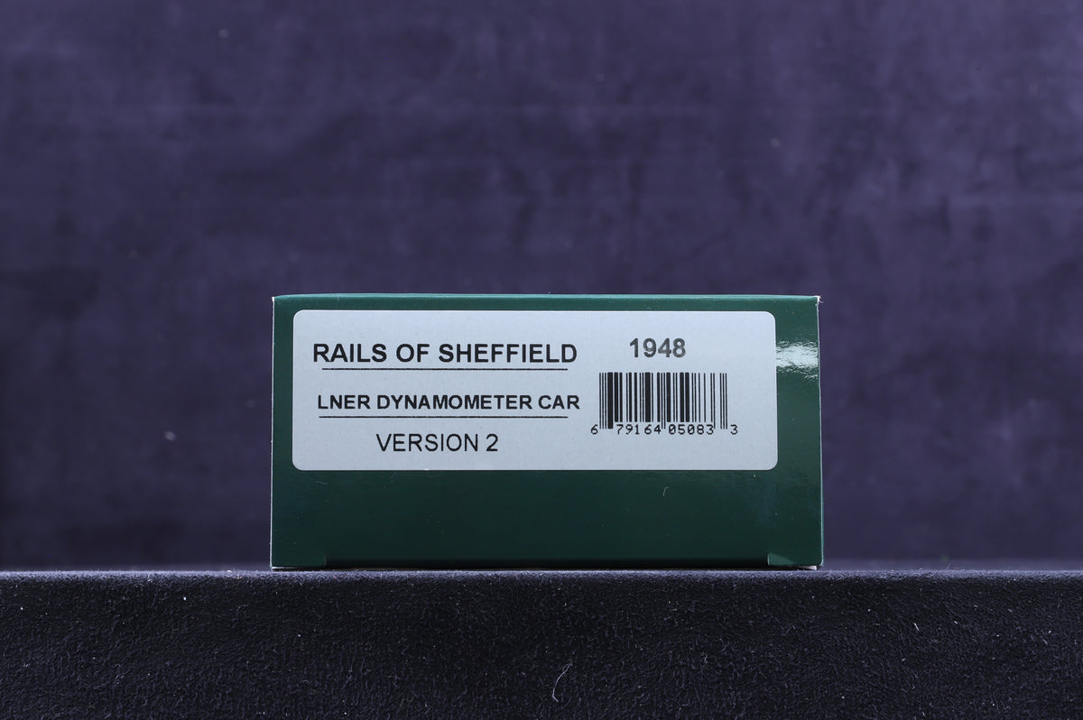 Rails of Sheffield OO 1948 LNER Dynamometer Car Version 2 902502 in LNER Teak Livery