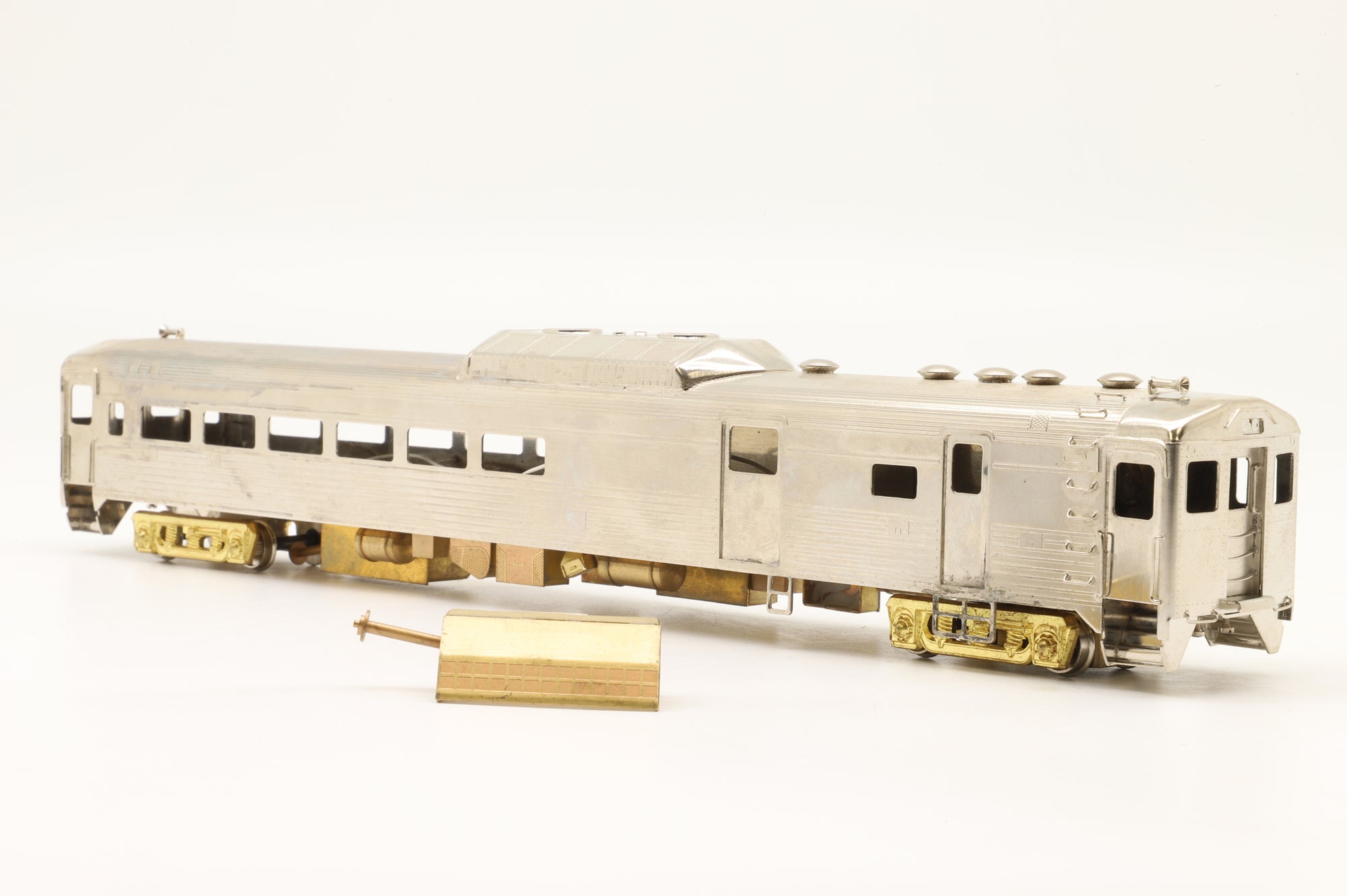 NJ Custom Brass HO DE-113 Budd RDC3 Diesel Rail Car Unpainted