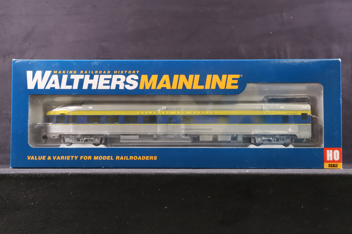 Walthers HO Rake Of 6 Delaware &amp; Hudson 85&#39; Budd Coaches