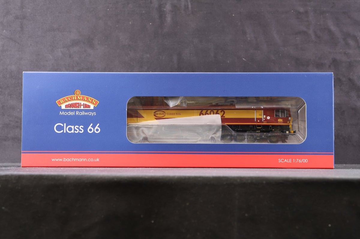 Bachmann OO 32-725W Cl.66 &#39;66062&#39; Euro Cargo Rail, Model Rail Excl.