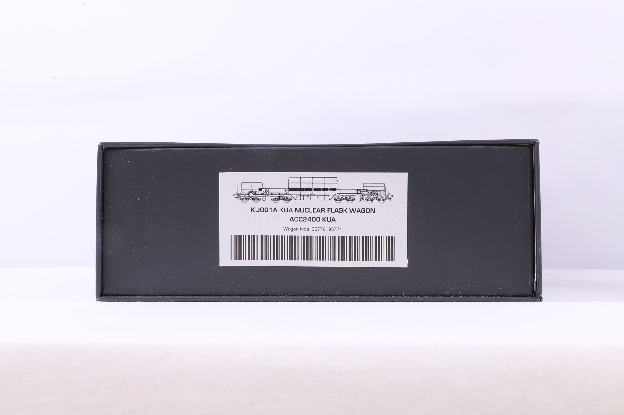 Accurascale OO ACC2400-KUA Twin Pack of KU001A KUA Nuclear Flask Wagons