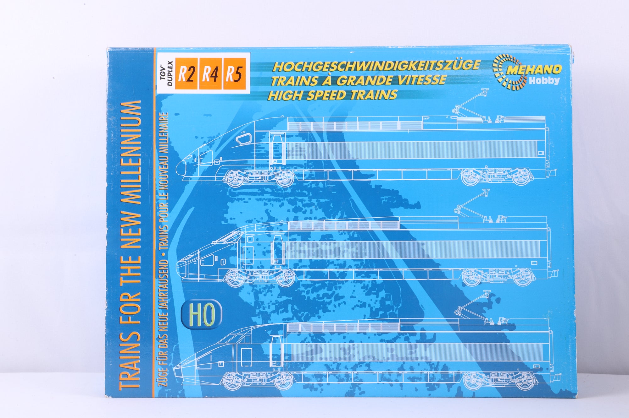 Mehano HO 3939 & 55354 TGV Duplex Train Set DCC Fitted