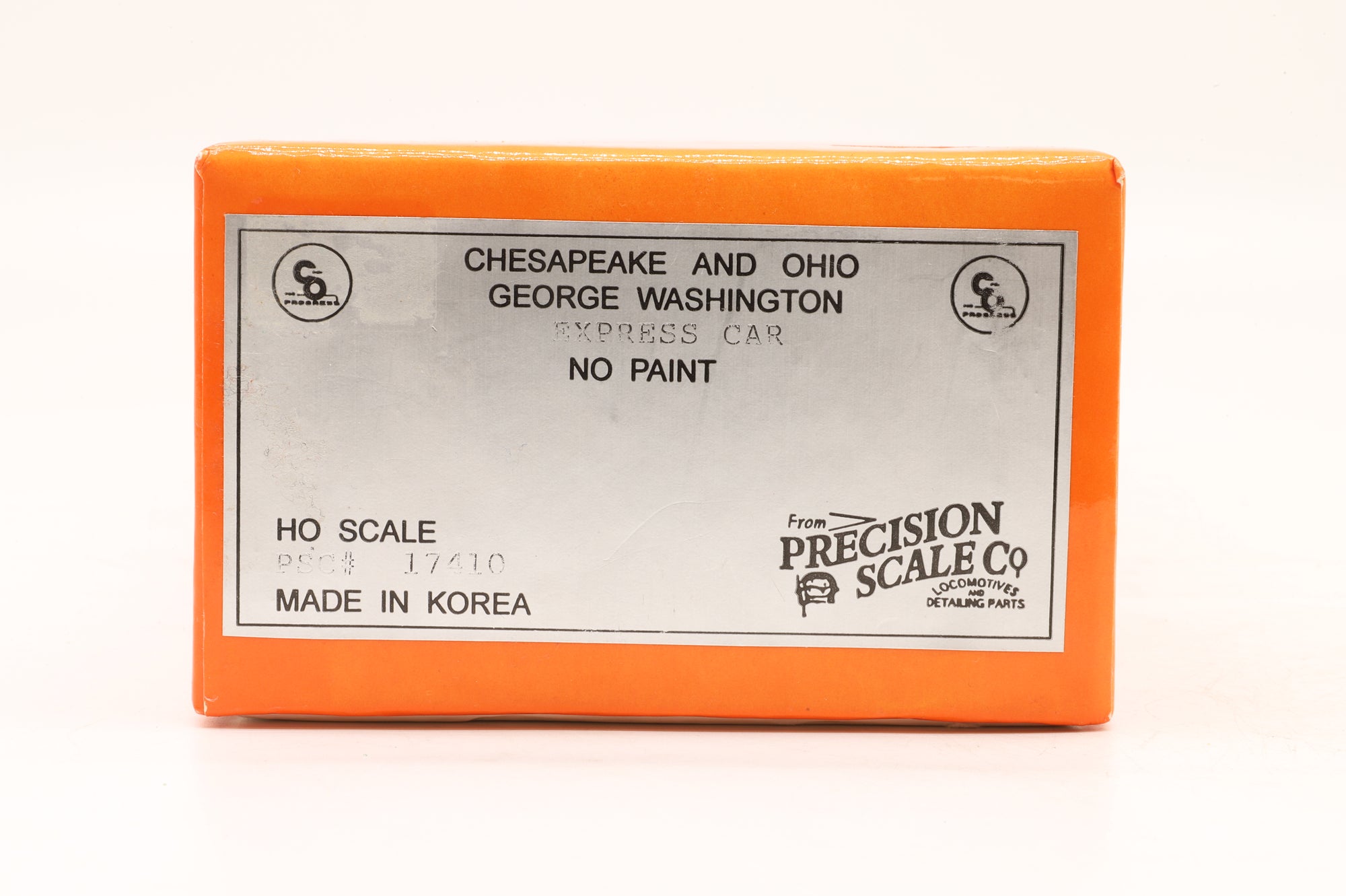 Iron Horse Models HO Brass 17410 Chesapeake & Ohio George Washington Express Car Unpainted Brass