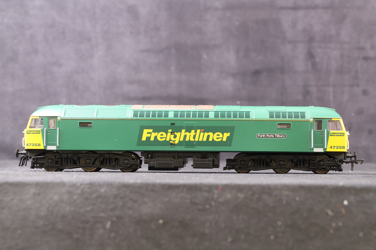 Heljan OO 4640 Class 47/0 &#39;47258&#39; &#39;Forth Ports Tilbury&#39; Freightliner, DCC Fitted