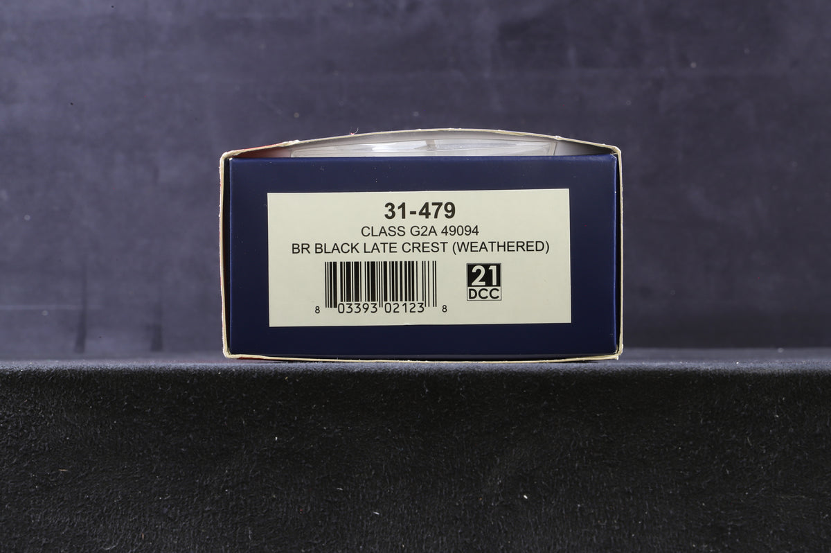 Bachmann OO 31-479 Class G2A &#39;49094&#39; BR Black L/C, Weathered