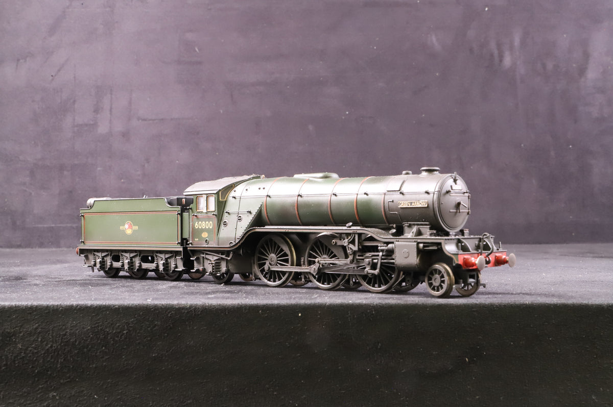 Bachmann OO 35-205NRM Class V2 &#39;60800&#39; &#39;Green Arrow&#39; BR Lined Green Weathered Excl. NRM