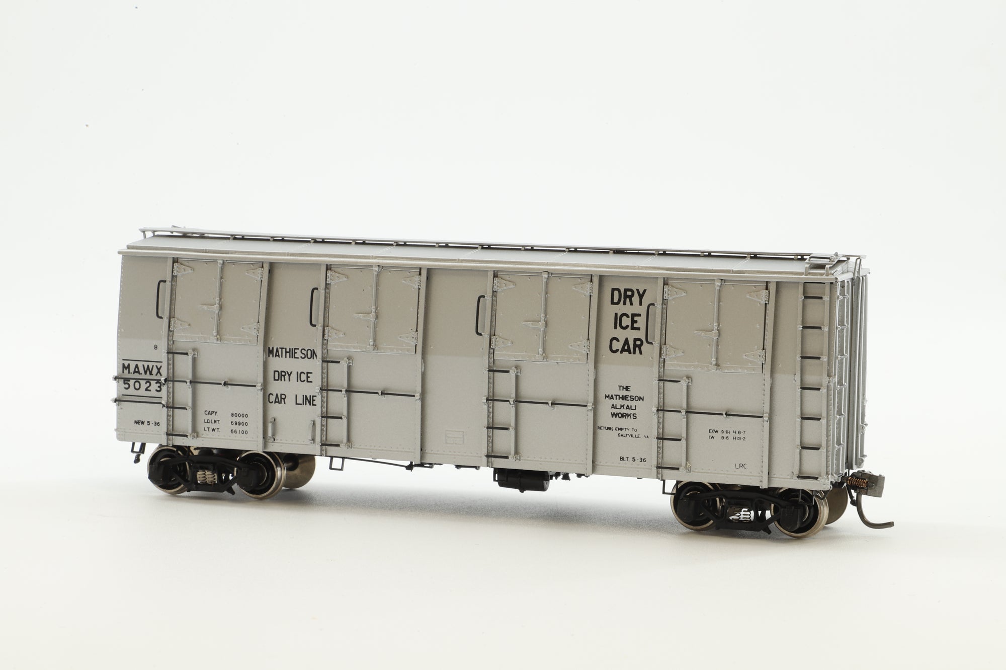 Precision Scale HO Brass 16662.1 Mathieson Dry Ice Car '5023'