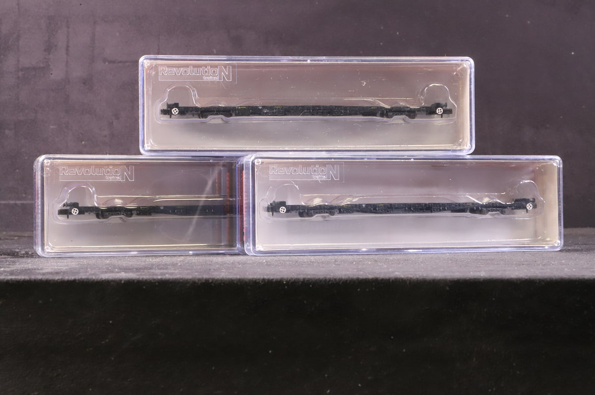 Revolution Trains N Sturgeon-302 Sturgeon &#39;A&#39; Departmental Triple Pack Wagons