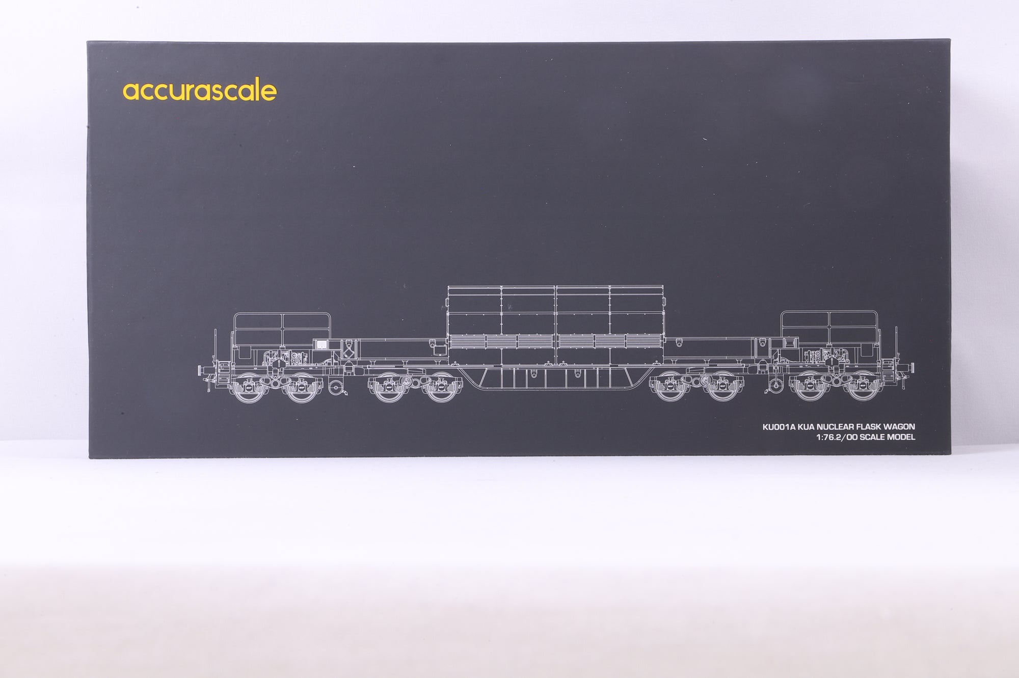 Accurascale OO ACC2400-KUA Twin Pack of KU001A KUA Nuclear Flask Wagons