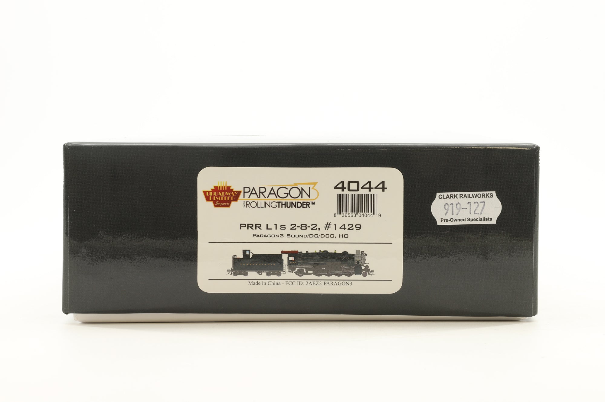 Broadway Limited HO 4044 PRR L1s 2-8-2 '1429' DCC Sound