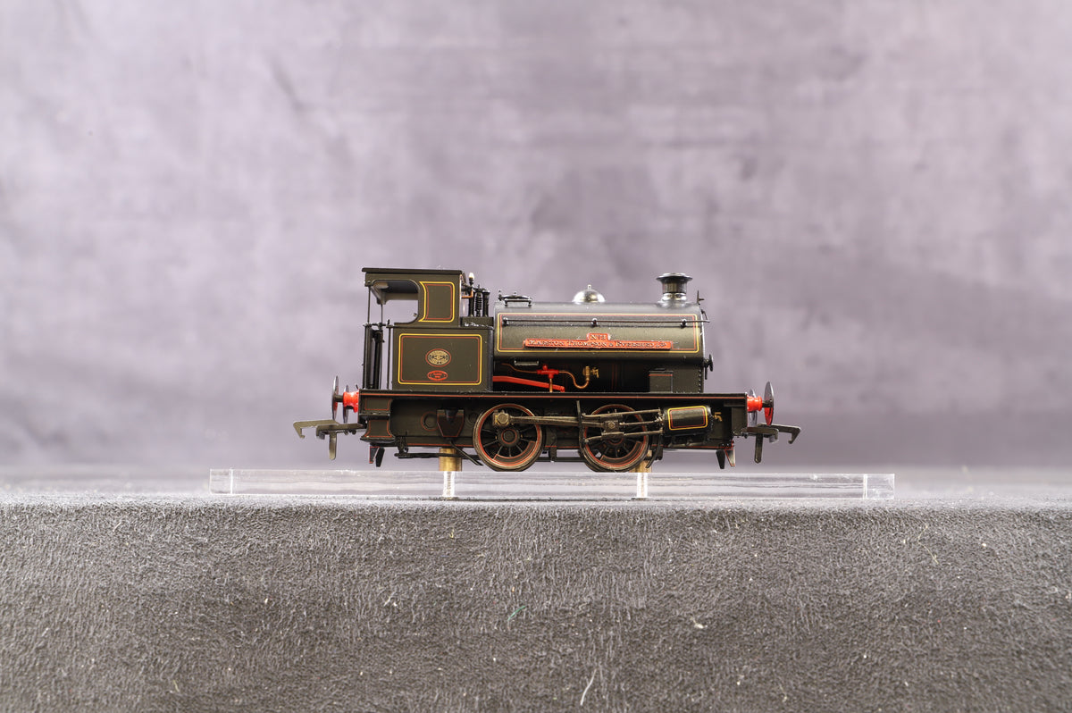 Dapol OO 4S-024- 001 Hawthorne Leslie 0-4-0 Green Lined Yellow &#39;Asbestos&#39; 4