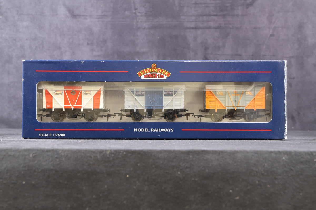 Bachmann OO Rake Of 9 Anniversary Vent Wagons 2009/ 2010 &amp; 2011 Excl. Bachmann Collectors Club