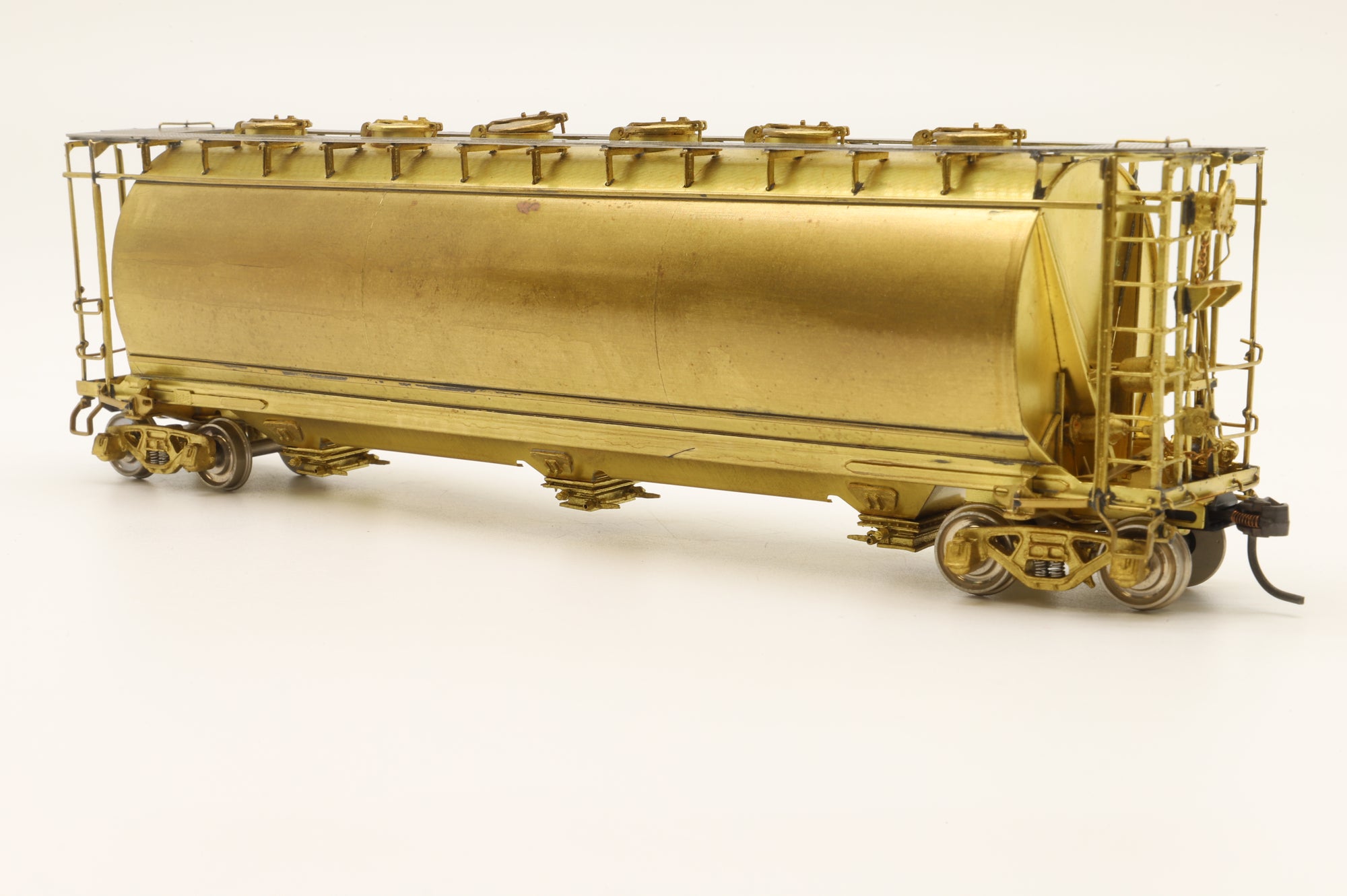 Overland Models HO Brass 3039 NYC 'ACF' Cylindrical Covered Hopper Unpainted