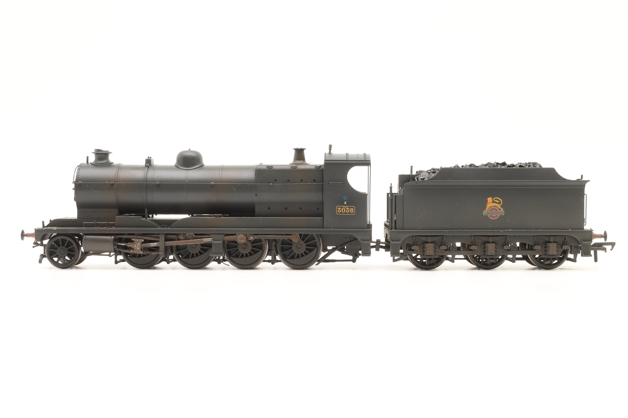 Bachmann OO 31-128 3000 Class ROD '3036' BR Black Early Emblem Weathered