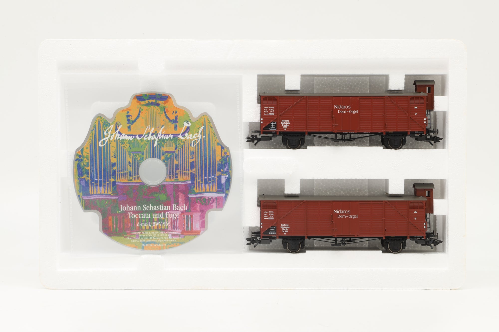 Marklin HO 46158 Church Organ Transport Freight Car Set