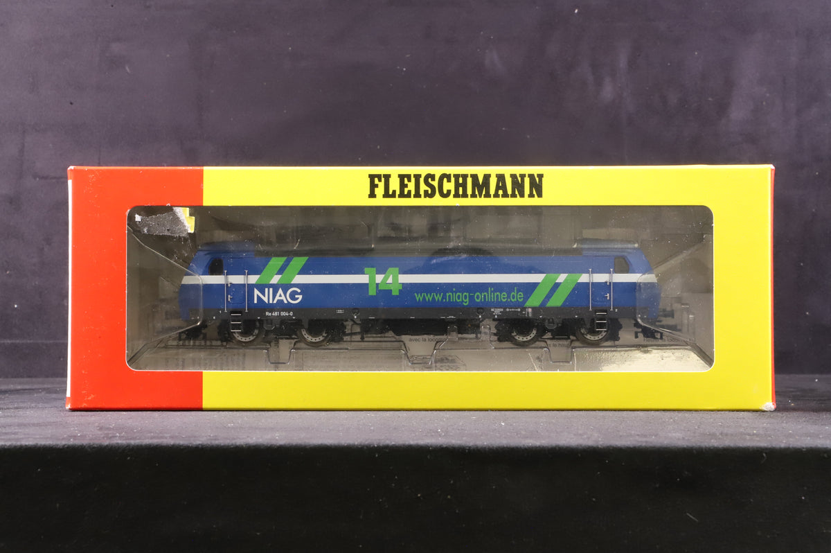 Fleischmann HO 432301 Re 481 004-0 &#39;NIAG&#39; DB