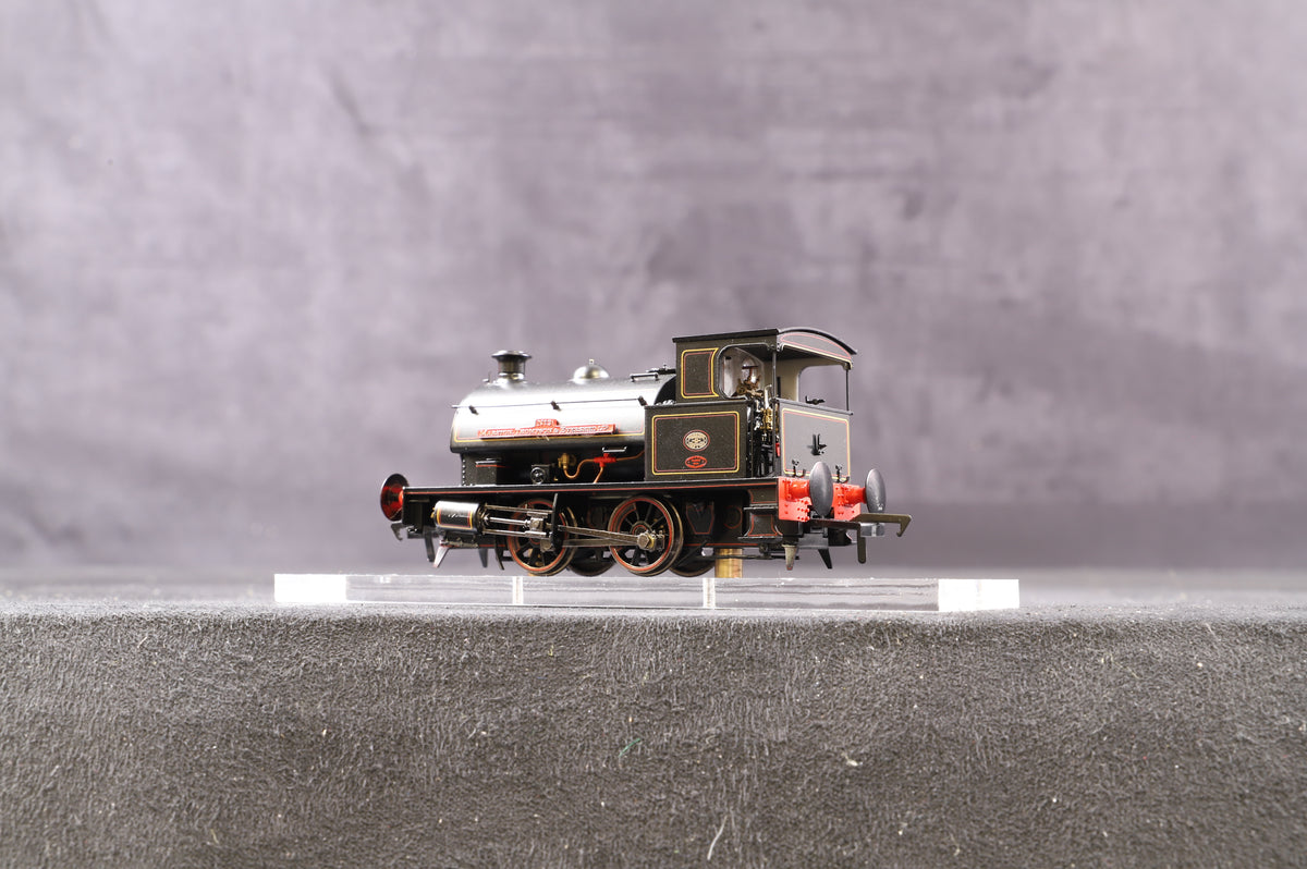 Dapol OO 4S-024- 001 Hawthorne Leslie 0-4-0 Green Lined Yellow &#39;Asbestos&#39; 4