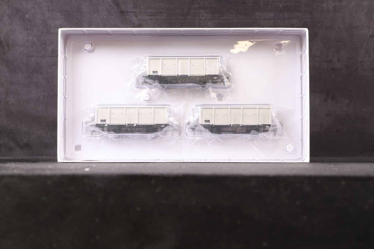 Accurascale OO ACC1088 BR 21T MDO Mineral Wagon BR Grey Triple Pack