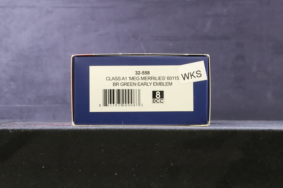 WORKSHOP Bachmann OO 32-558 Class A1 &#39;60115&#39; &#39;Meg Merrilies&#39; BR Green E/C