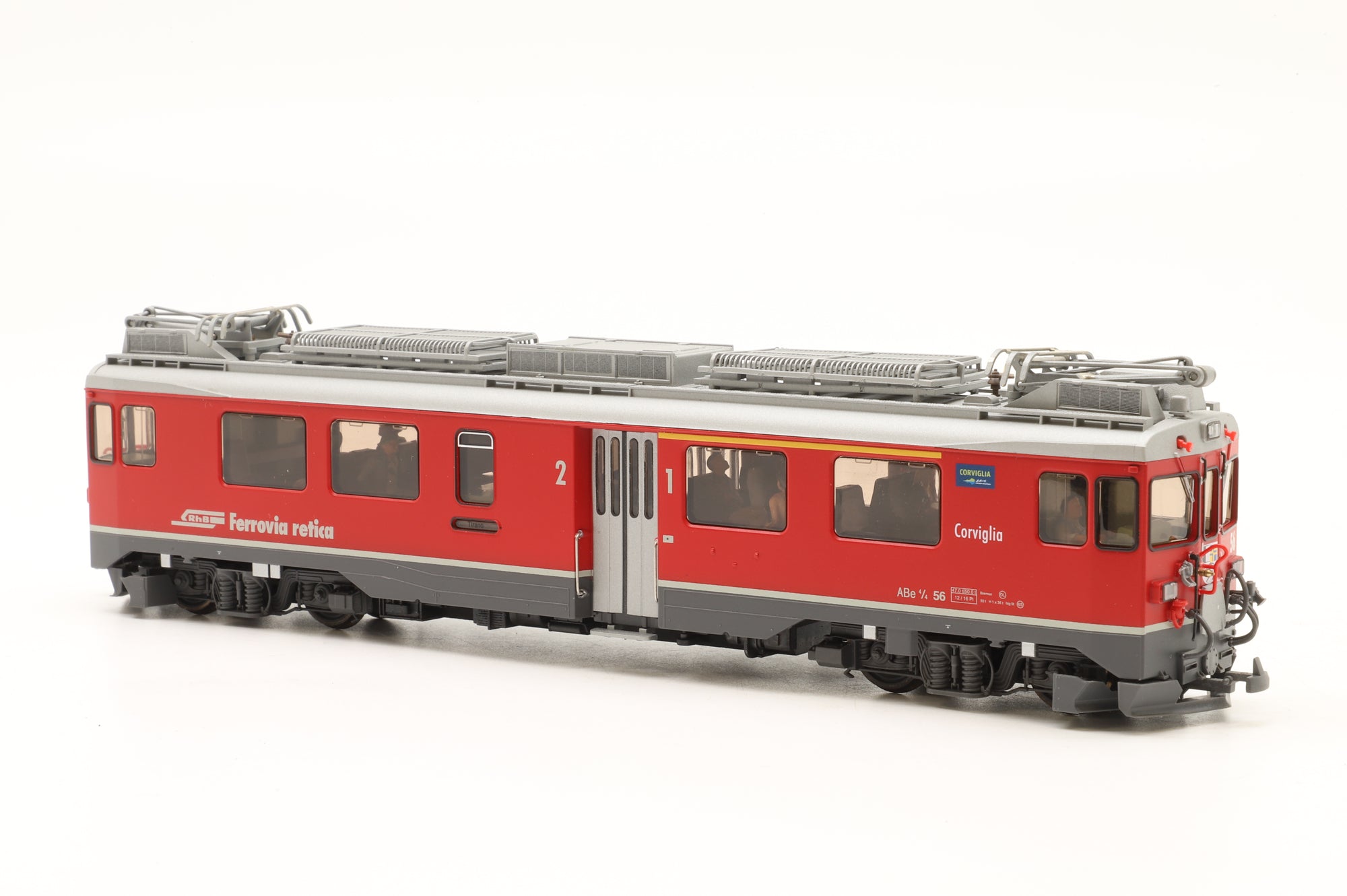 BEMO HOm ABe 4/4 #56 'Corviglia' in RhB Red
