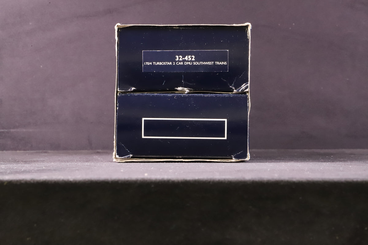 Bachmann OO 32-452 Class 170/4 Turbostar 2 Car DMU in Southewest Trains Livery