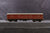 Hornby OO Rake Of 3 SR BR Crimson Maunsell Parcels Coaches, Weathered