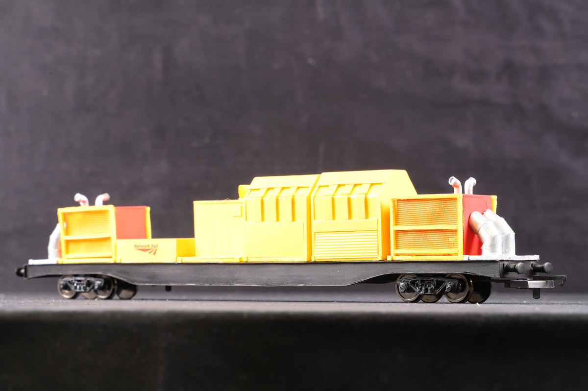 Scratchbuilt OO Network Rail Snowblower YXA wagon &#39;7095940141&#39;