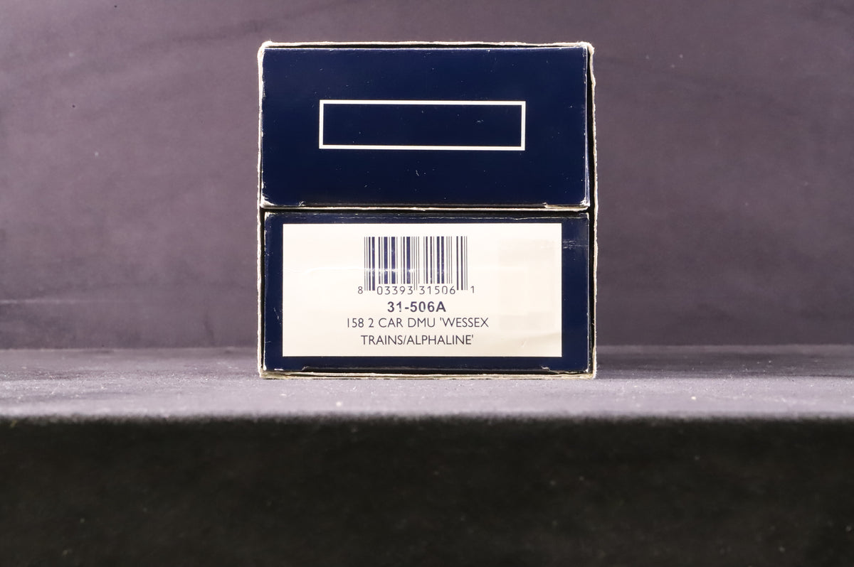 Bachmann OO 31-506A Class 158 2 Car DMU in Wessex Trains/Alphaline Livery