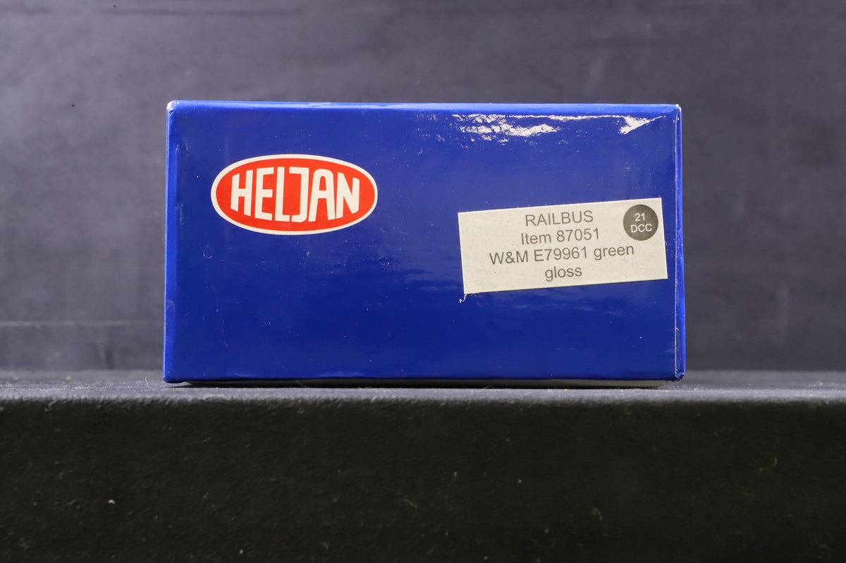 Heljan OO 87051 Railbus &#39;E79961&#39; W&amp;M Green Glossed