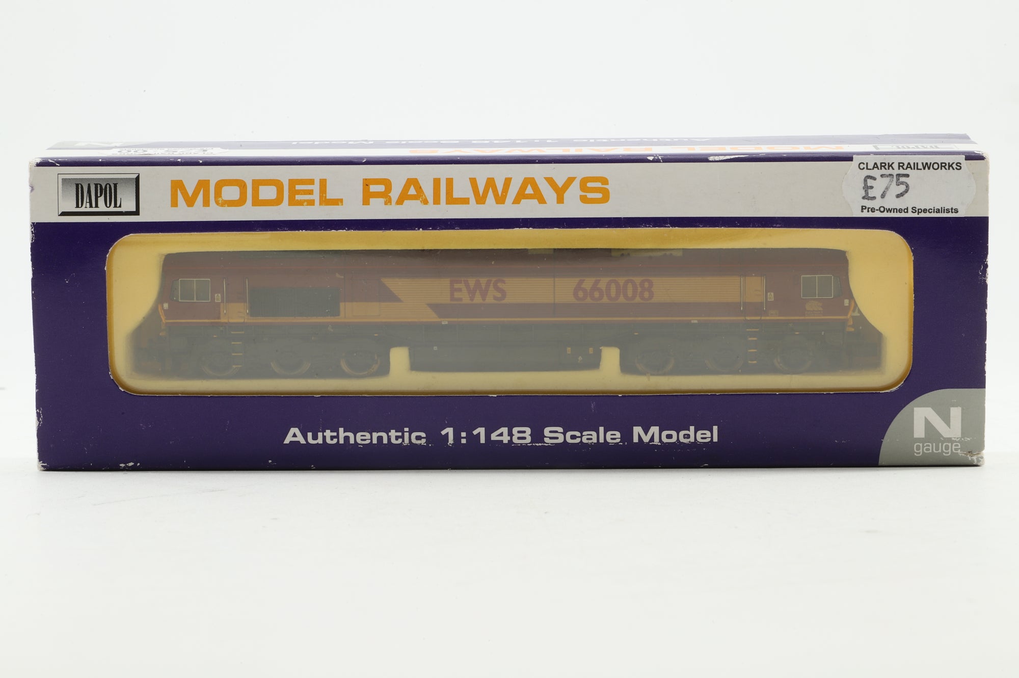 Dapol N ND-028 Class 66 EWS '66014'