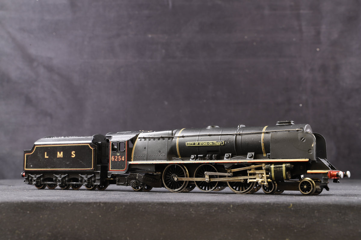 Wrenn OO 4-6-2 Duchess &#39;City Of Stoke-On-Trent&#39; &#39;6254&#39; LMS Lined Black