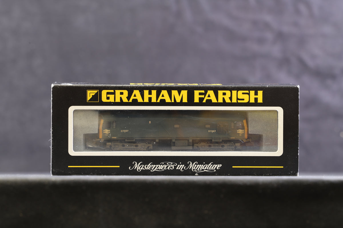 Graham Farish N 371-076 Class 25 &#39;D7667&#39; BR Blue, Weathered