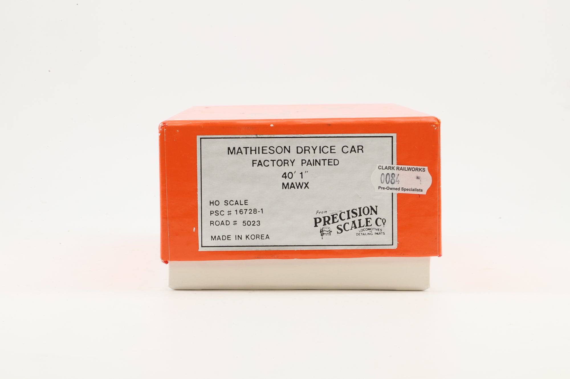 Precision Scale HO Brass 16662.1 Mathieson Dry Ice Car '5023'