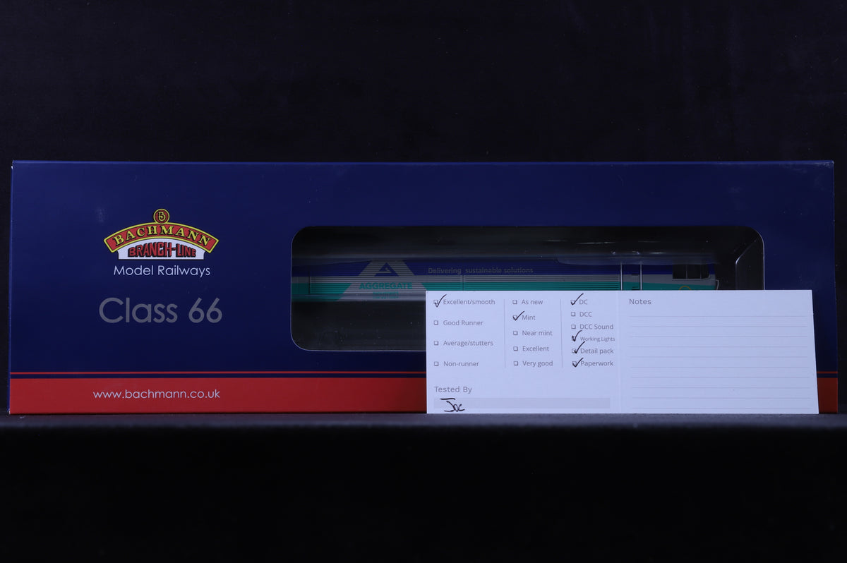 Bachmann OO 32-738 Class 66 &#39;66711&#39; &#39;Sence&#39; GBRf Aggregates