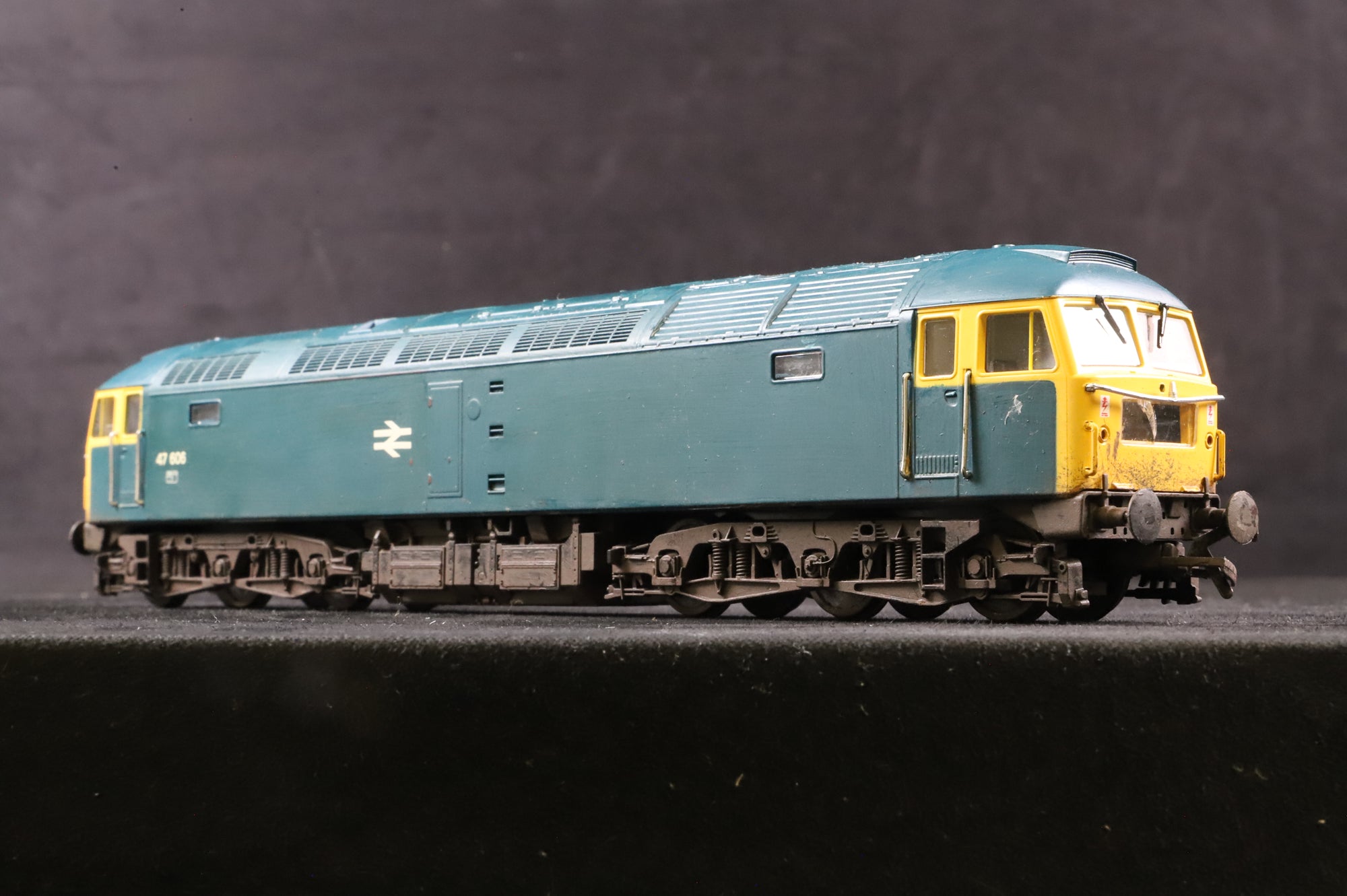 WORKSHOP Heljan OO Class 47 '47606' BR Blue Repainted & Weathered